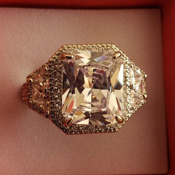 925 silver 5As zirconia stone ring - Picture 3 of 7